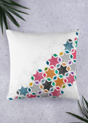 Colorful Pillow with islamic pattern